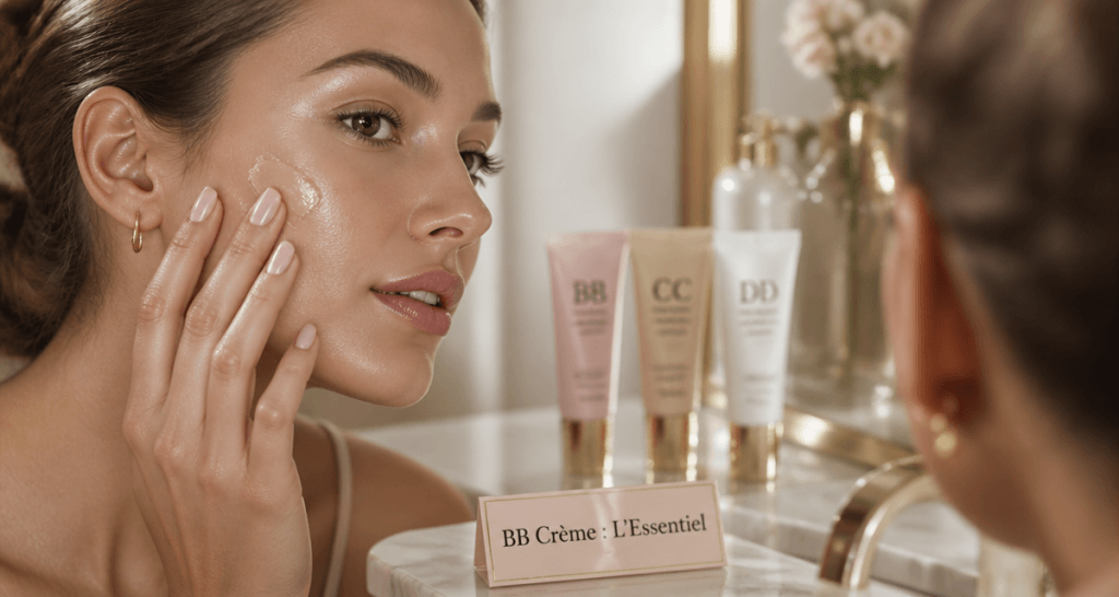 bb crème avis dermatologue application sur joue femme
