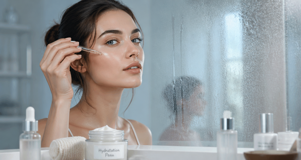 comment hydrater sa peau femme sérum miroir