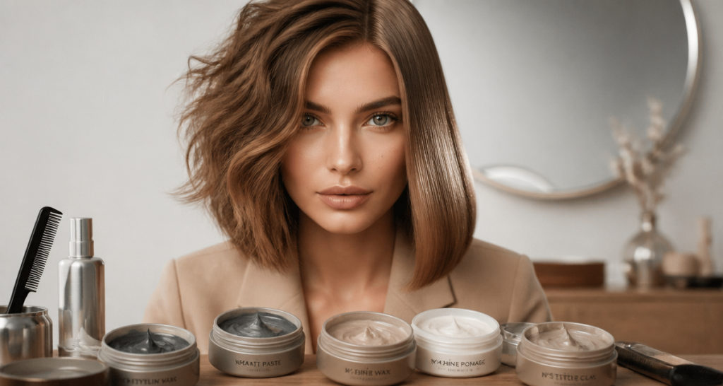 meilleure cire coiffante femme cheveux mat et brillant