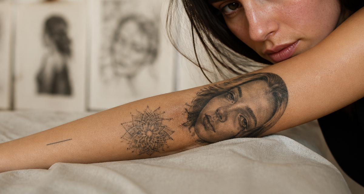 motif tatouage avant-bras femme