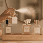 parfums generiques flacons alignés