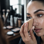peau grasse quel fond de teint femme applique fond de teint matifiant