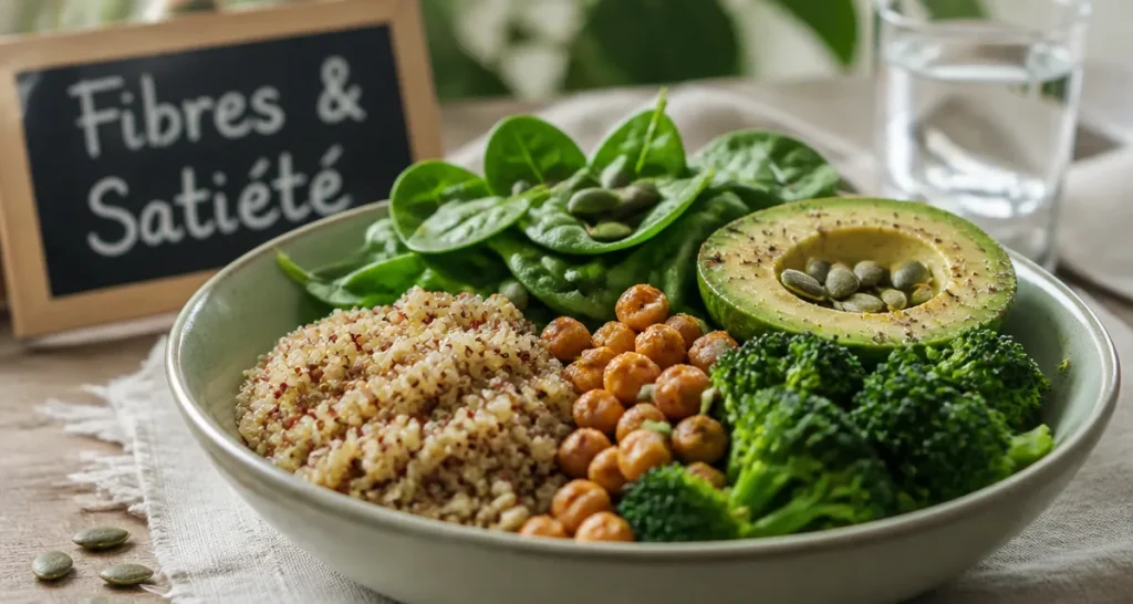 Aliments riches en fibres pour maigrir : bol Buddha bowl riche en fibres