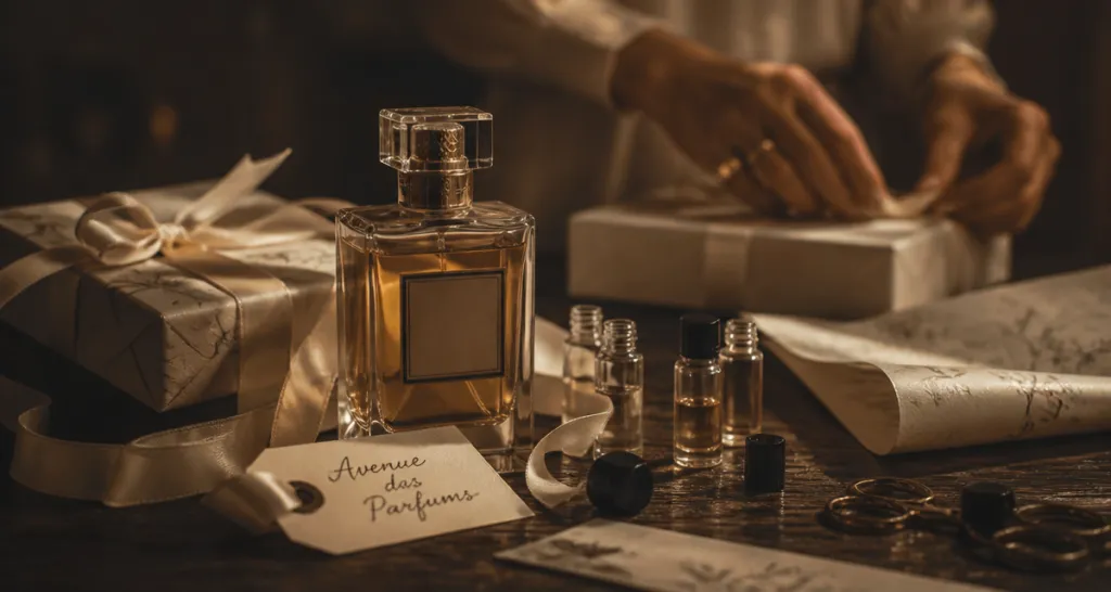 Avenue des Parfums flacon parfum emballage cadeau