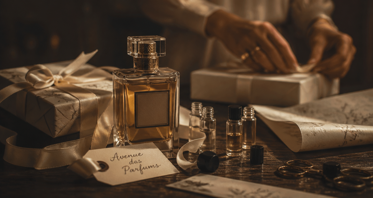 Avenue des Parfums flacon parfum emballage cadeau