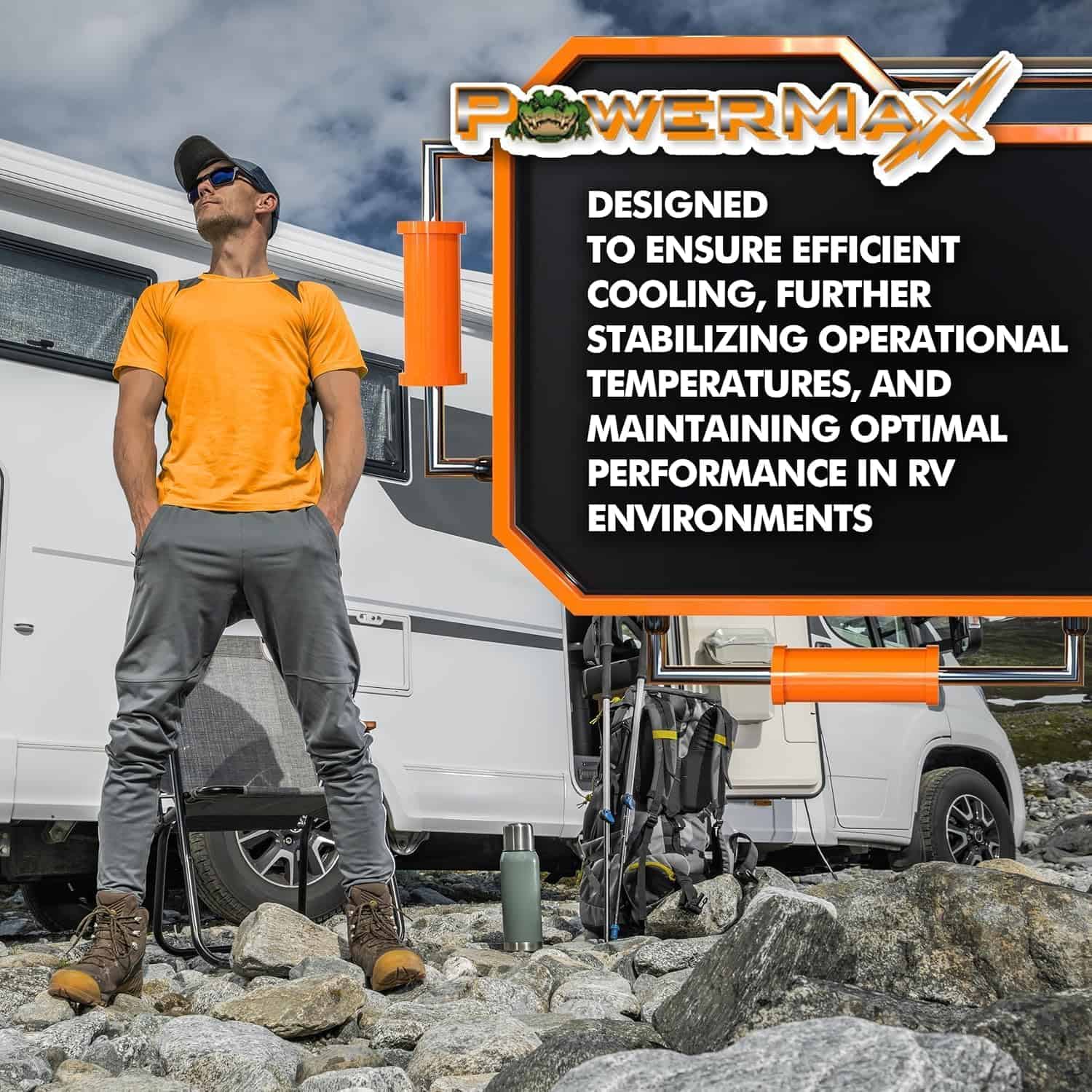 PowerMax PM3-55 RV Power Converter High-Performance DC Power Supply Charger Ideal for Efficient & Reliable Power Management in Recreational Vehicles (5)