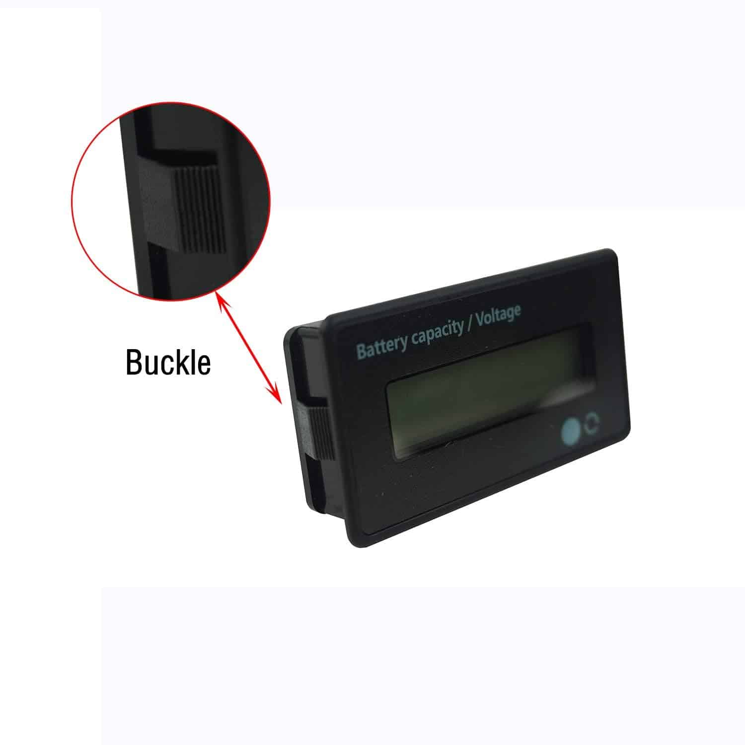 Proshopping Battery Meter, Battery Capacity Voltage Monitor Gauge Indicator, Lead-Acid&Lithium ion Battery Tester, for Golf Cart RV Marine Boat Club Car Motorcycle - with Alarm, Green (7)