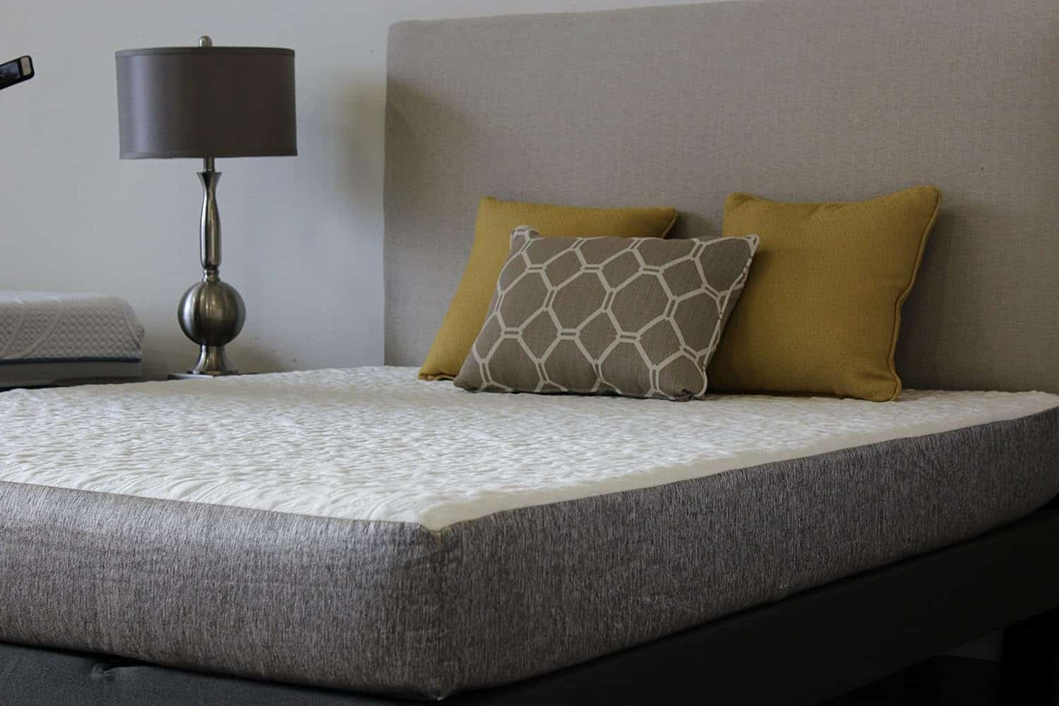 Travel Happy New Cooler Sleep Graphite Gel Memory Foam Mattress with Premium Textured 8-Way Stretch Cover for Campers, RV's and Trailers Made in The USA (6)