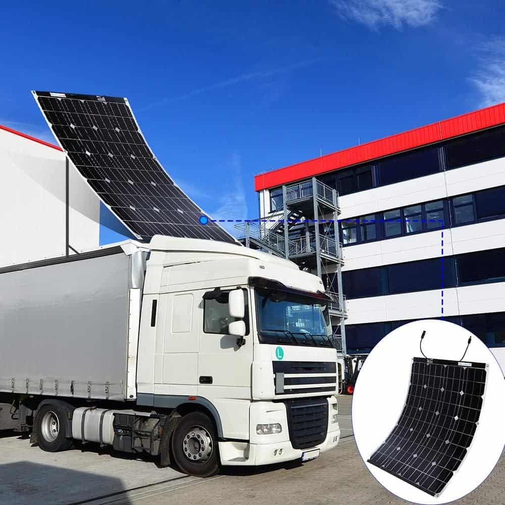 Winnewsun Flexible Solar Panel Bifacial Flexible Solar Panel New Generation High Efficiency Solar Panel New Technology Solar Panel (5)
