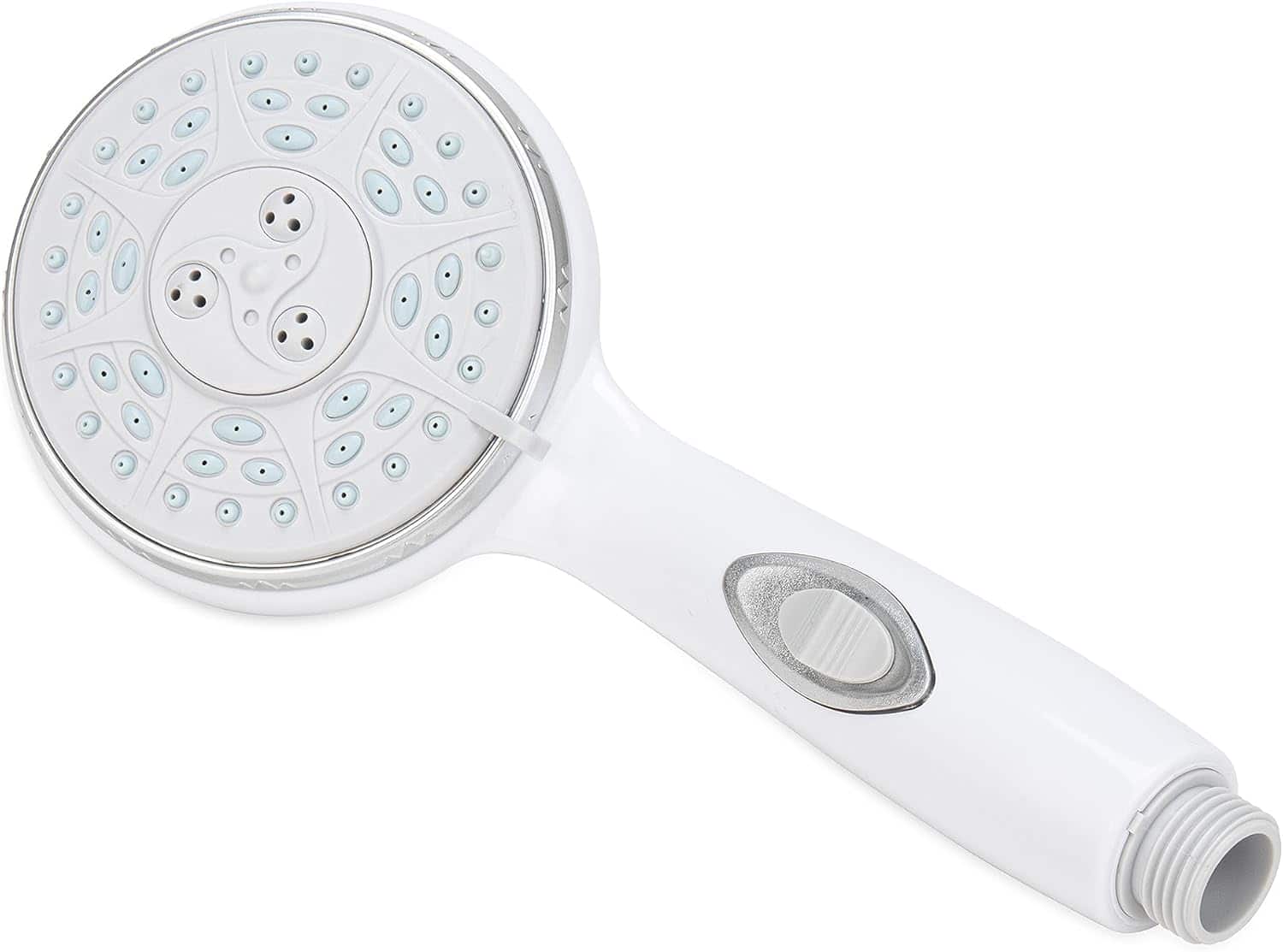 Camco RV Shower Head - Features Convenient On/Off Switch & 5 Different Spray Patterns - Designed to Conserve Potable Water