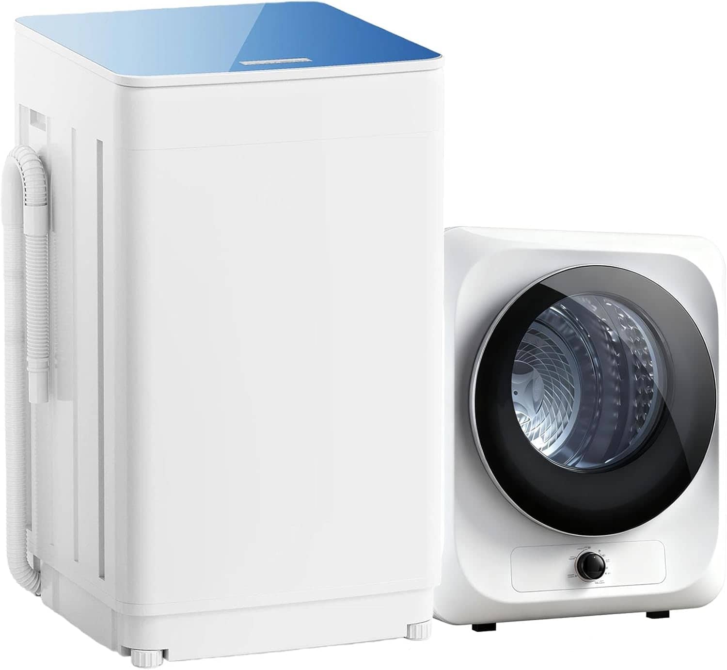 Auertech AU0001 18 Lbs Portable Compact Washer and Dryer Combo, Fully Automatic Washing Machine for Apartment, RV