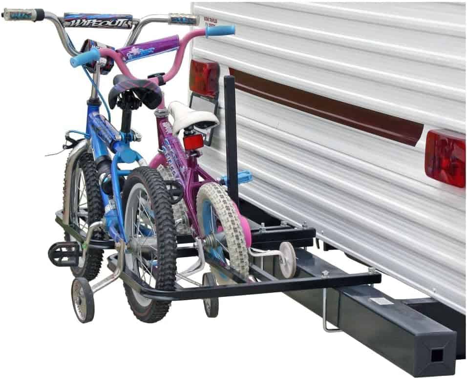 Elevate Outdoor RV or Camper Trailer Bumper Bike Rack for 1-2 Bicycles