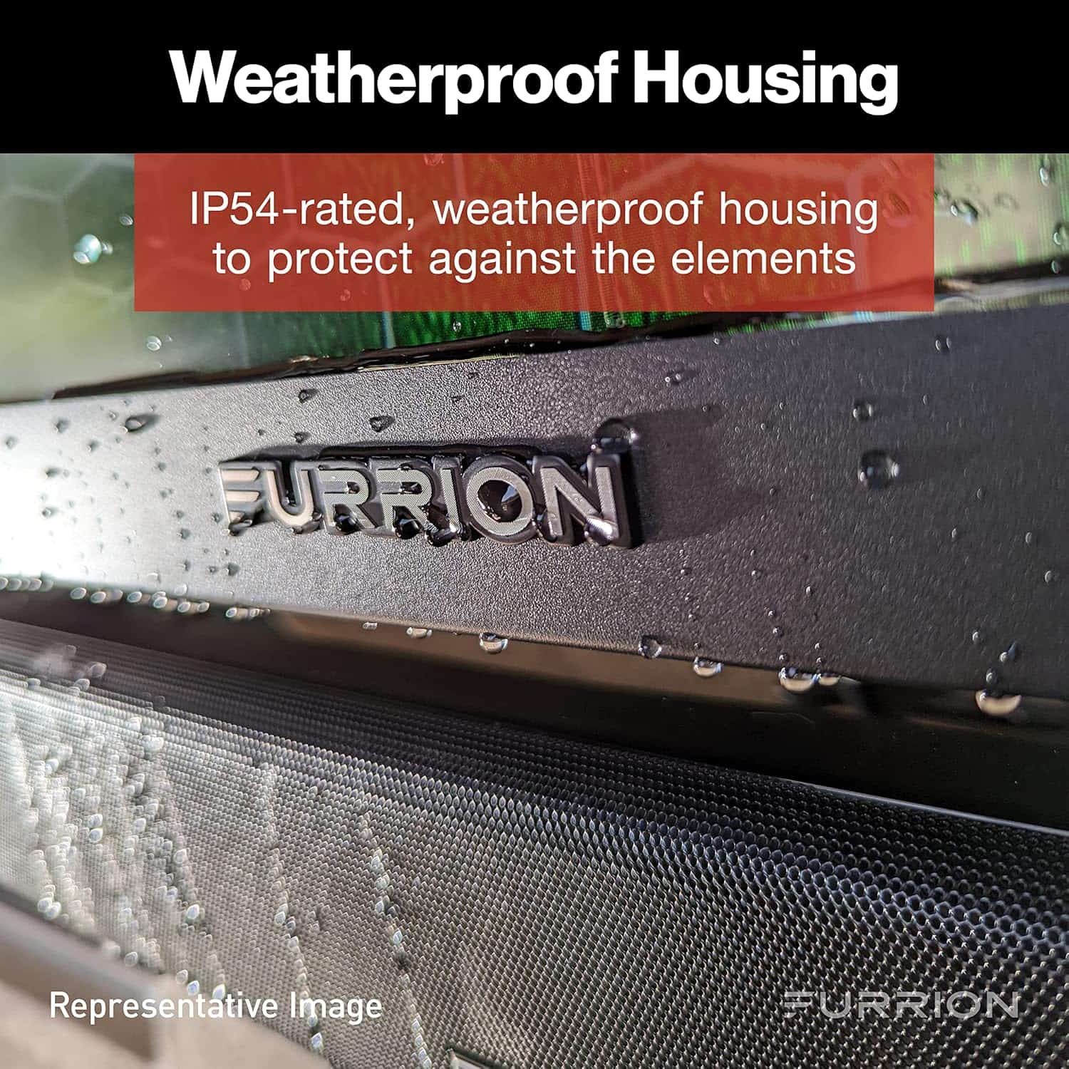 Furrion Aurora _FDUF43CSA-SL Full-Shade 4K LED Outdoor Smart TV - Weatherproof Outdoor Television w HDR10, Anti-Glare, LED Screen, Impact-Resistant Screen, External Antenna for Shaded Outdoor Areas (3)