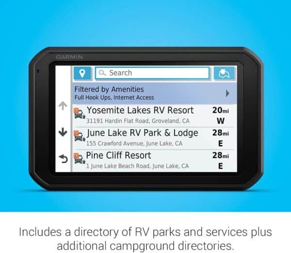 Garmin RV 785 & Traffic, Advanced GPS Navigator For RVs With Built-in ...