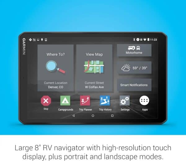 Garmin RV 890, GPS Navigator For RVs With Edge-to-Edge Display ...