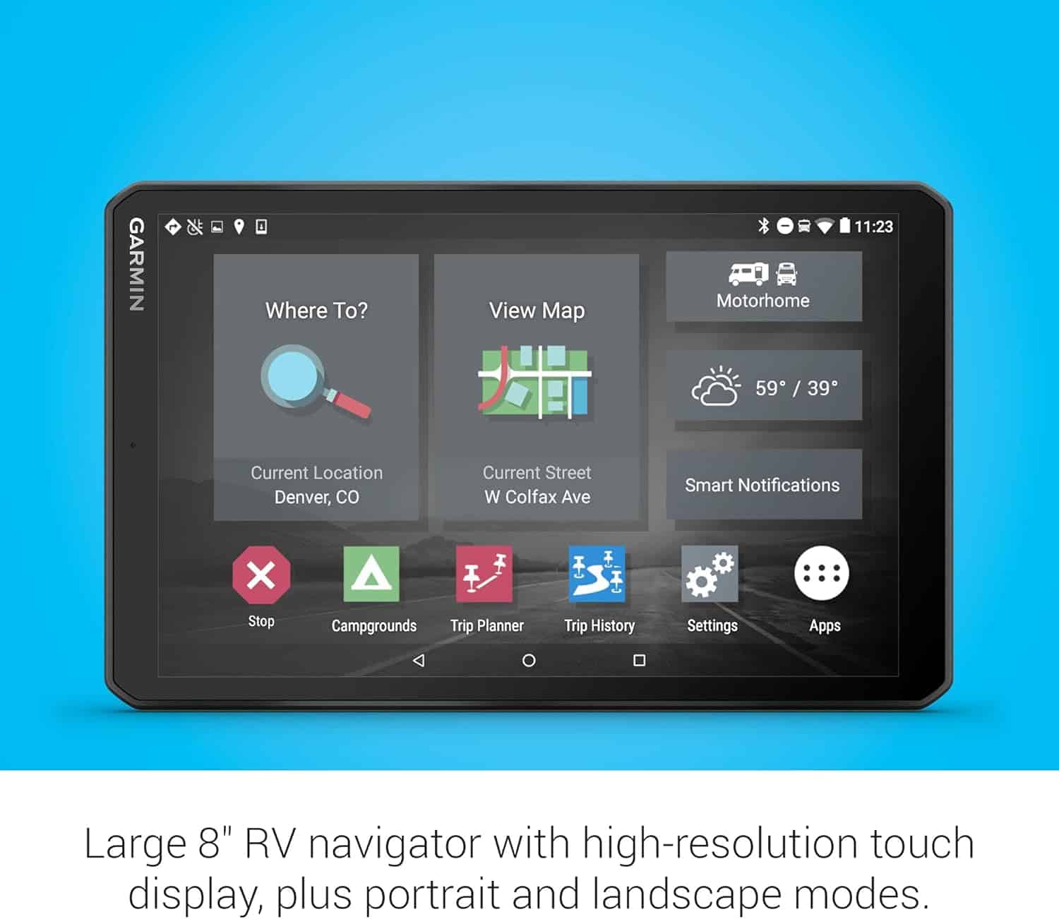 Garmin RV 890, GPS Navigator for RVs with Edge-to-Edge Display, Preloaded Campgrounds, Custom Routing and More (2)