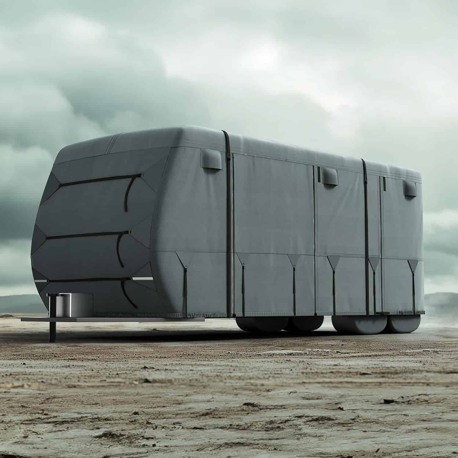 KING BIRD RV Cover, 5-Layer Heavy Duty Snow Protection