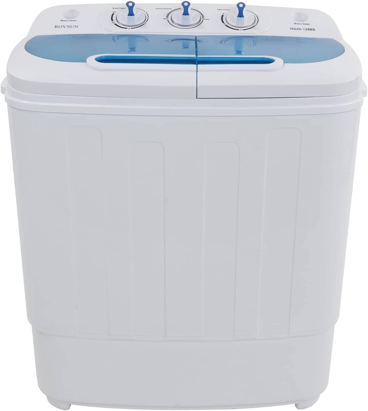 ROVSUN 15LBS Portable Washing Machine, Electric Washer and Dryer Combo