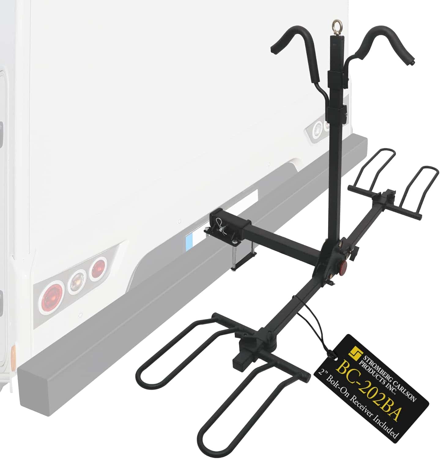 Stromberg Carlson BC-202BA 2-Bike Platform Style Hitch Mount Foldable Bike Rack