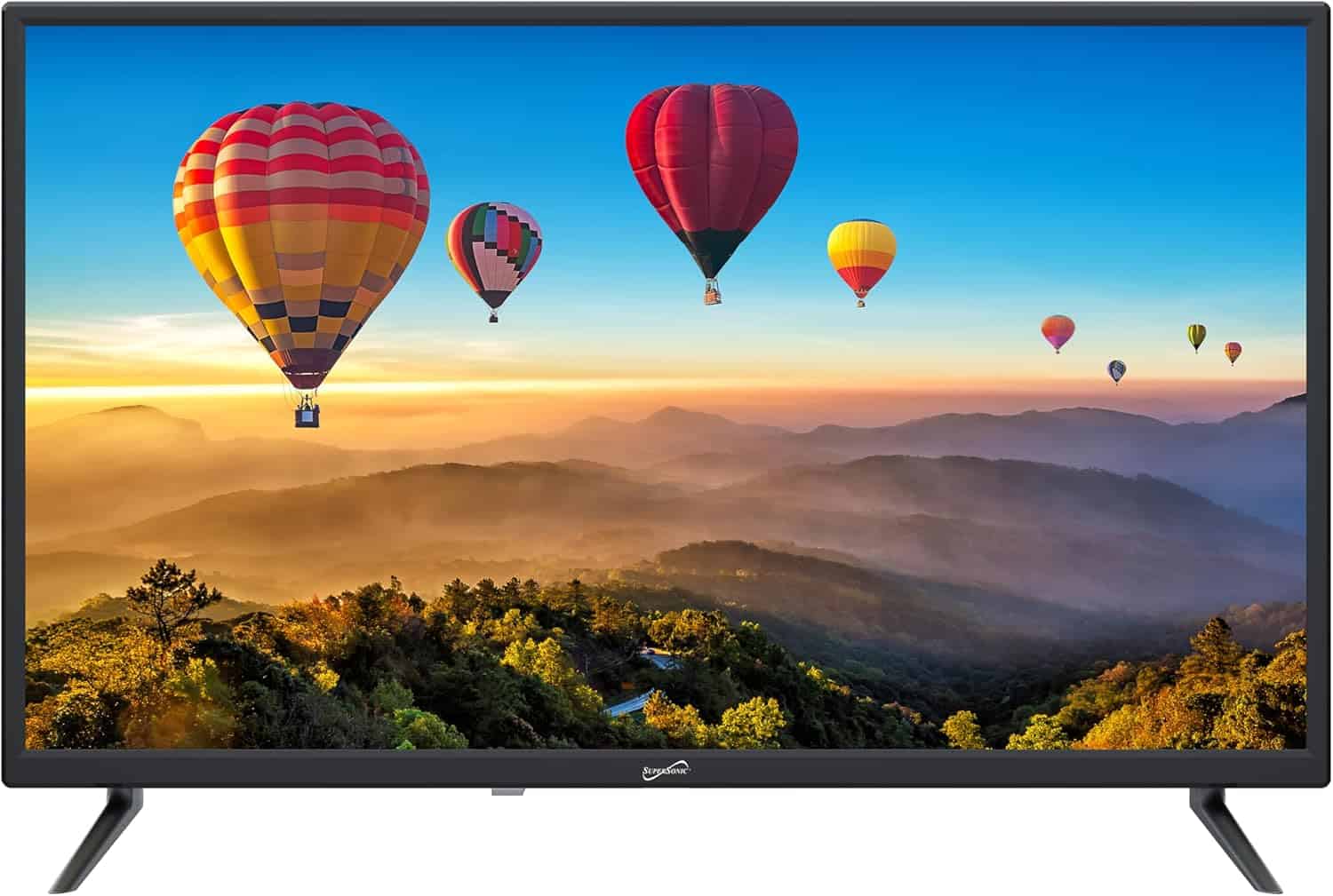 Supersonic SC-3210 DLED HDTV with ATSC & NTSC, HDMI Input, USB Compatibility, 1080p Resolution, Dynamic Contrast, Wide Viewing Angle, Digital Noise Reduction, Audio Options, Multi-Language (1)