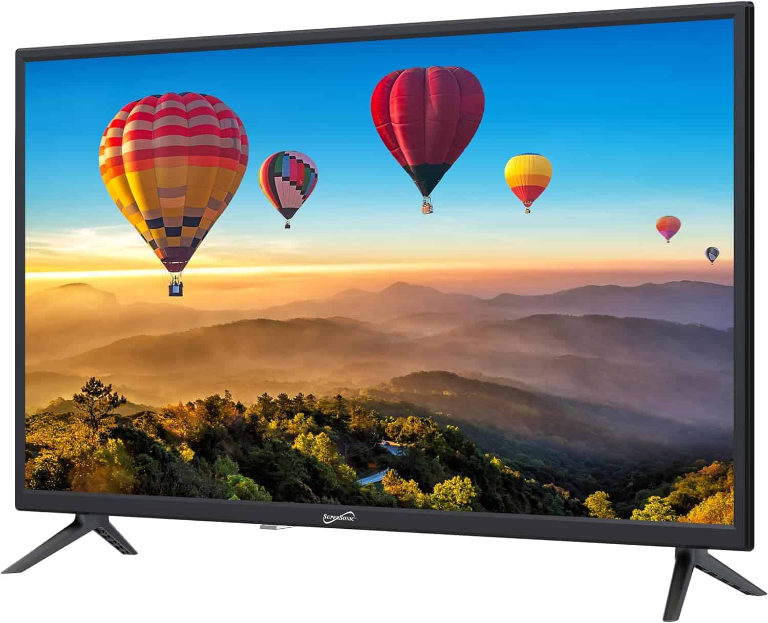 Supersonic SC-3210 DLED HDTV with ATSC & NTSC, HDMI Input, USB Compatibility, 1080p Resolution, Dynamic Contrast, Wide Viewing Angle, Digital Noise Reduction, Audio Options, Multi-Language (2)