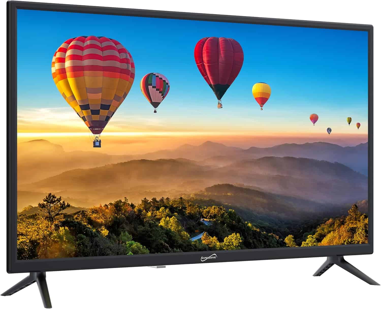 Supersonic SC-3210 DLED HDTV with ATSC & NTSC, HDMI Input, USB Compatibility, 1080p Resolution, Dynamic Contrast, Wide Viewing Angle, Digital Noise Reduction, Audio Options, Multi-Language