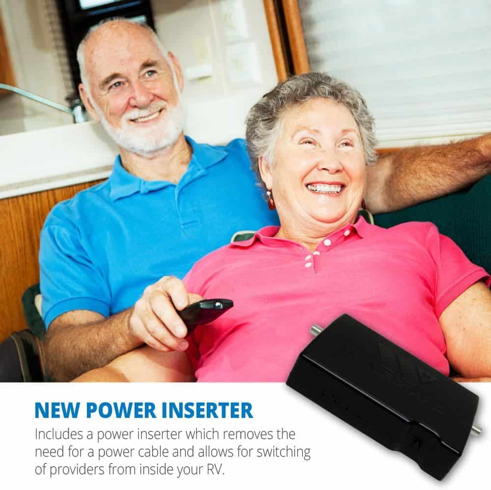 Winegard GM-6035 Carryout G2+ Portable Satellite Antenna for DISH, DIRECTV, & BellTV, Black (1)