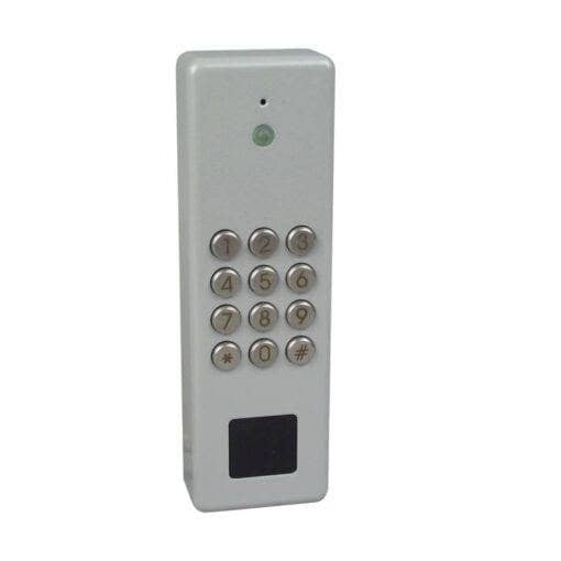 comlock HF/Keyboard Reader R/K-EHD silver (powder-coated