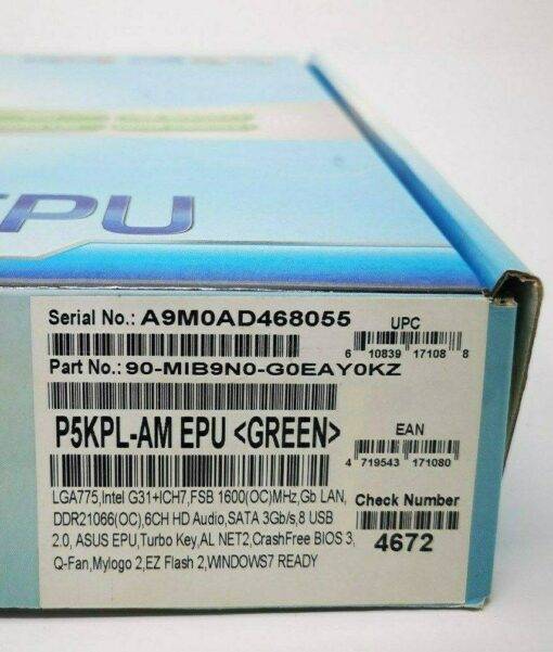 ASUS P5KPL-AM EPU Motherboard CPU Intel - Image 5