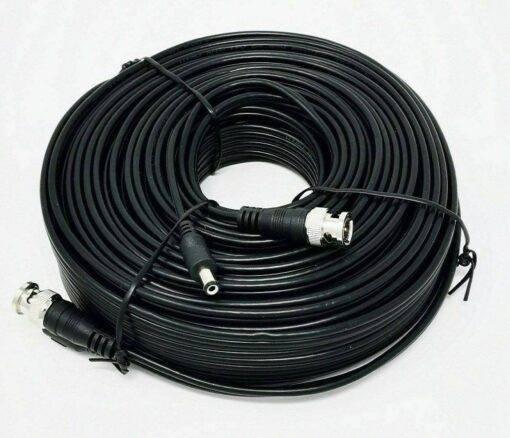 30 m Koaxial-Kombikabel / MiniCoax. BNC+DC