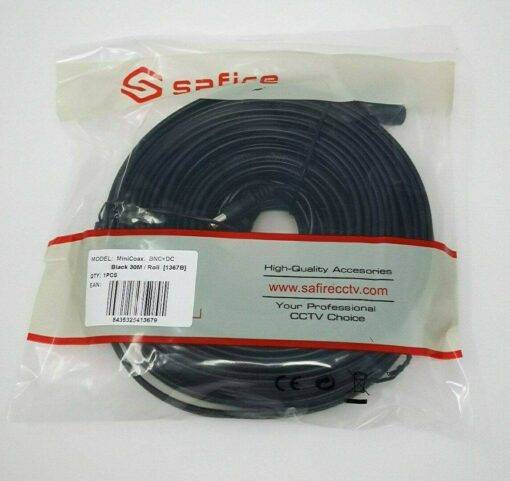 30 m Koaxial-Kombikabel / MiniCoax. BNC+DC – Bild 2