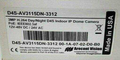 Arecont Vision 3MP Surface Mounted Network Camera - Image 4