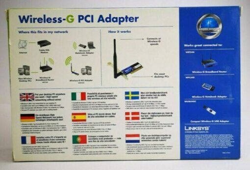 Linksys WMP54G Wireless-G WLAN Karte 54Mbps – Bild 7