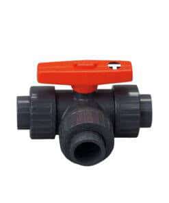 Three-Way Ball Valve MV 25 PVC