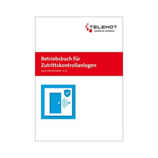Operating book for access control systems (VE 10 pcs.)