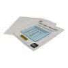 Papierbogen mit Beschriftungslabels