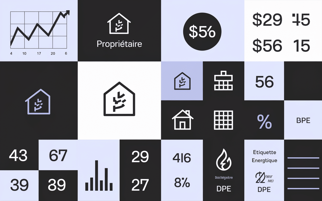 Tableau de bord digital données pappers immobiliers
