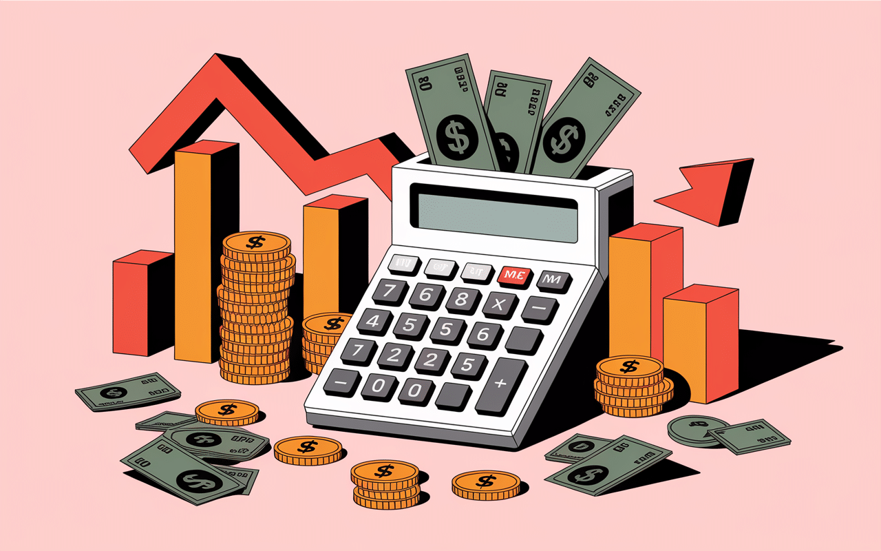 Calculatrice piège billets graphiques prix location-accession