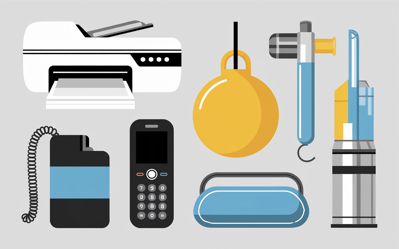 imprimante interrupteur téléphone portable imperméable inhalateur fer à repasser