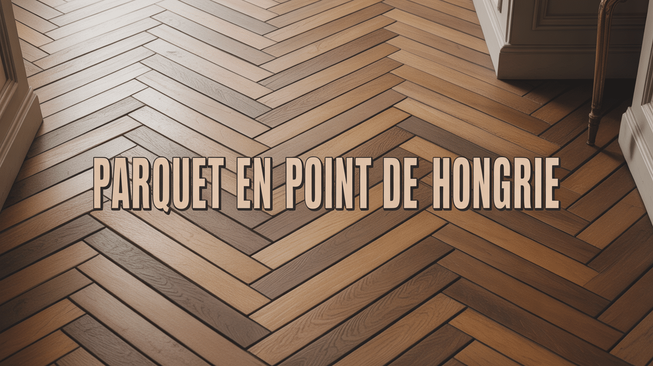 Parquet en point de hongrie en bois de chêne élégant et lumineux
