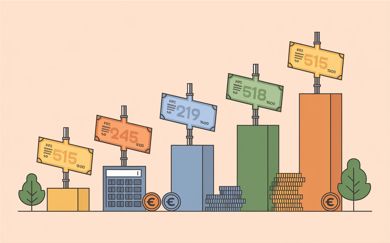infographie prix monte charge maison avec calculatrice euros