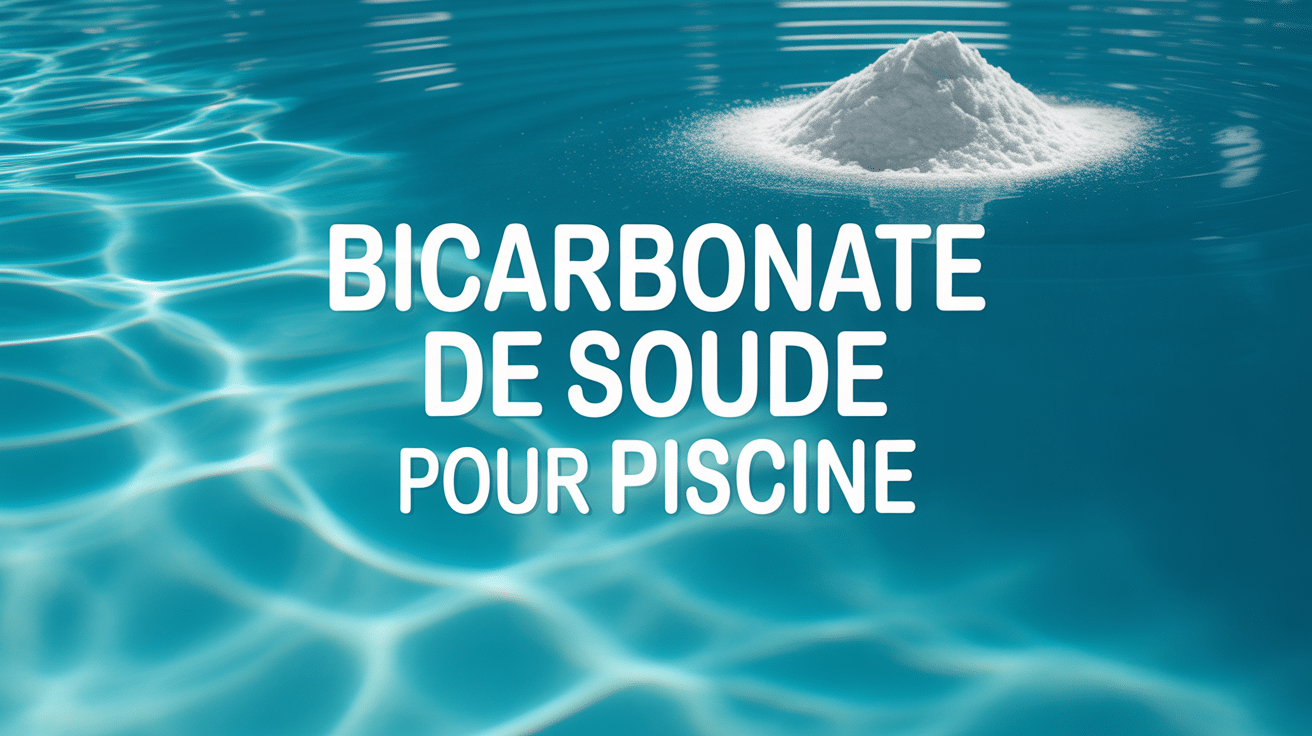 Piscine claire avec bicarbonate de soude