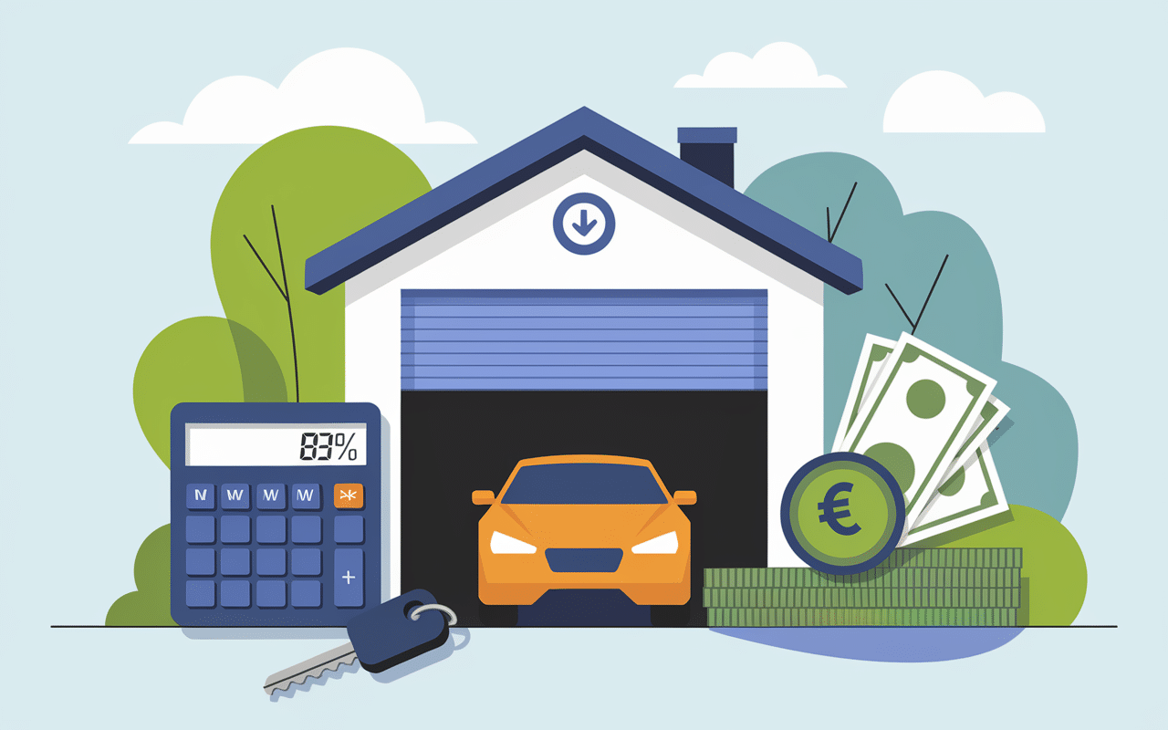 acheter un garage et le louer calculatrice clés euros