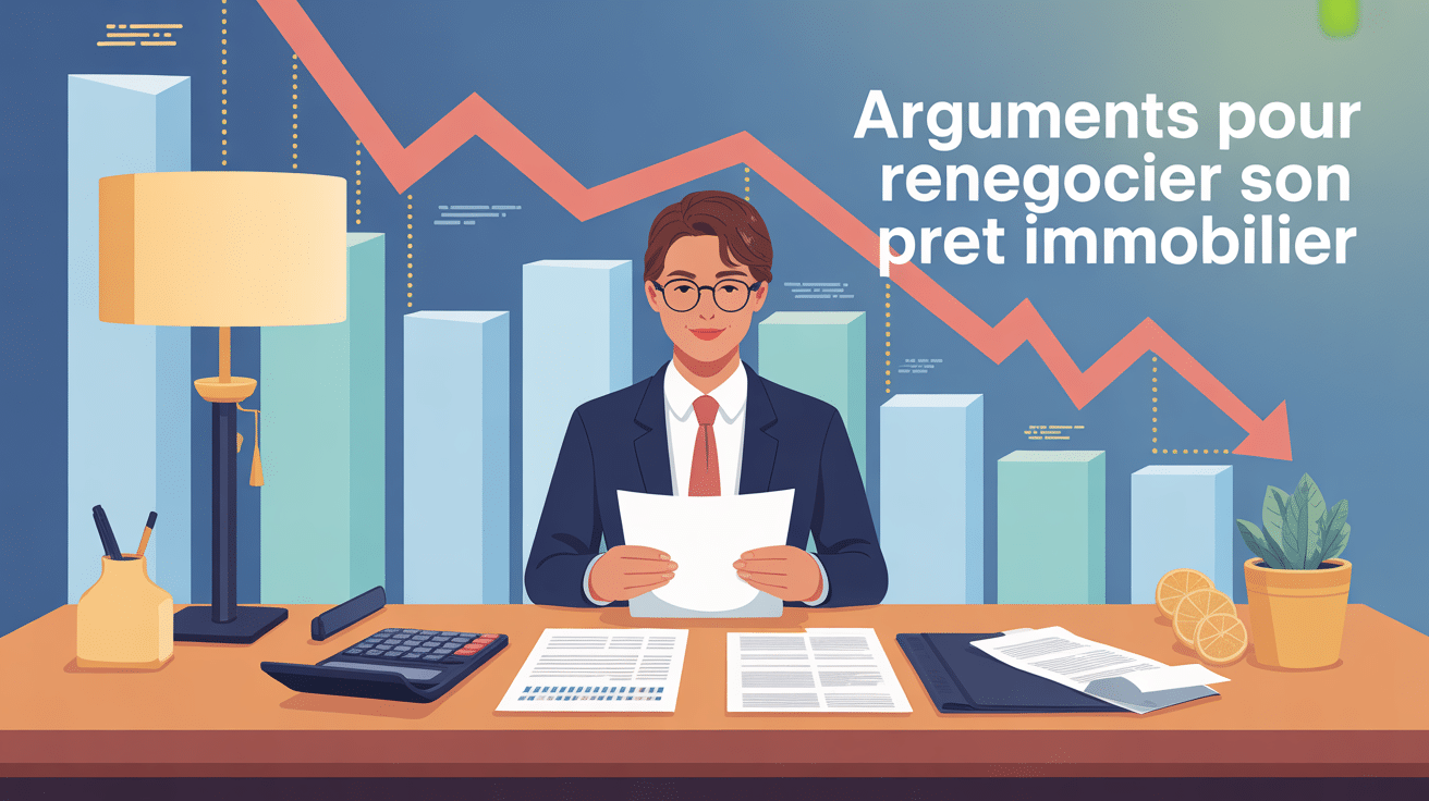 arguments pour renégocier son prêt immobilier scene banque