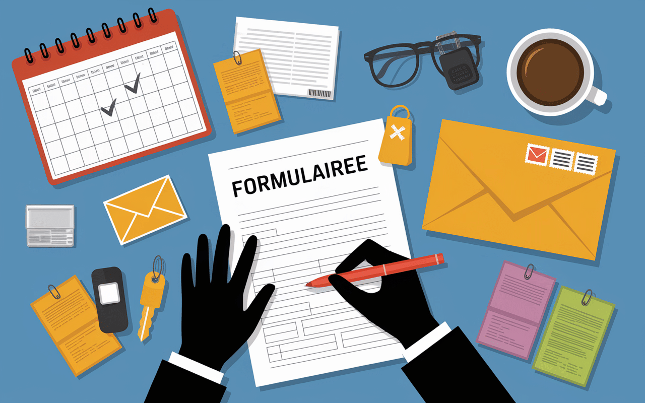 locataire handicapé résiliation bail démarches enveloppe clés checklist