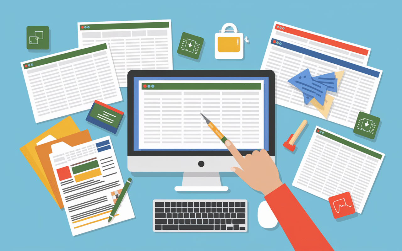 Templates de logiciel gestion locative gratuit excel sur écran