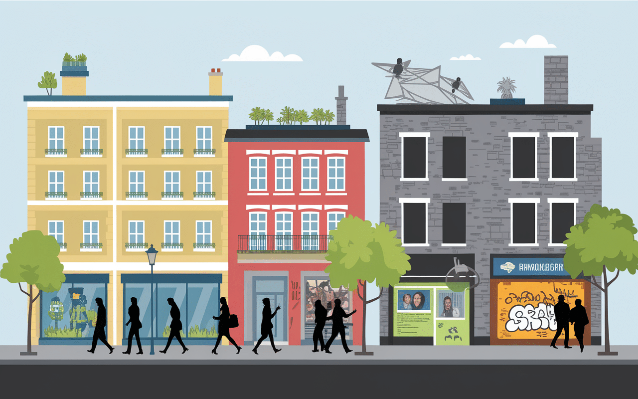 Quartier à éviter Montpellier contraste immeubles