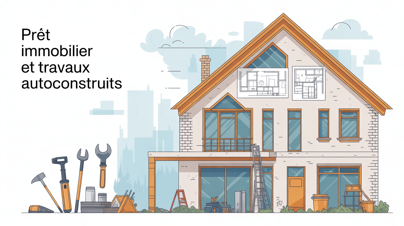 Prêt immobilier avec travaux fait soi-même maison et outils