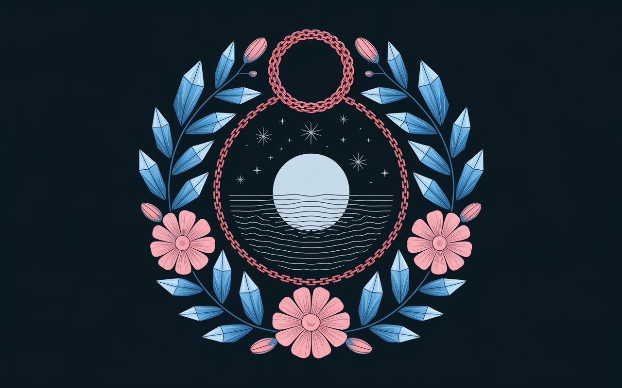 Symboles mystiques la lloraza cercle larmes berceau vide