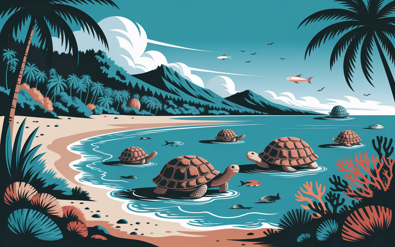 plage sable noir récifs pemuteran indonesia